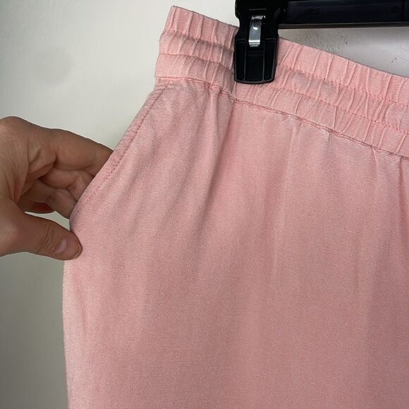 Lane Bryant Linen Ruffle-Hem Crop Pants size 18/20 - Picture 8 of 13